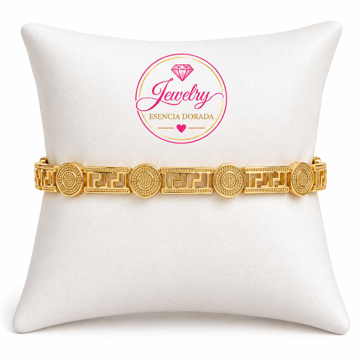Pulsera elegante de doble cierre (inspirada versa)