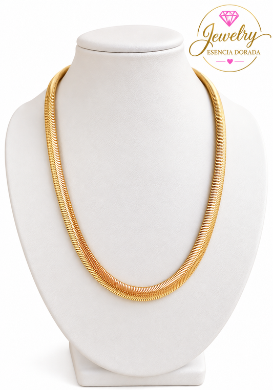 Cadena estilo omega 6mm de grosor
